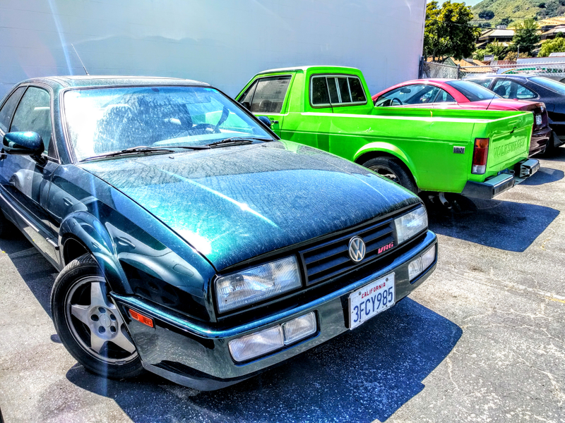 Illustration for article titled Let's kick it old school with some green-ass Volkswagens, yo